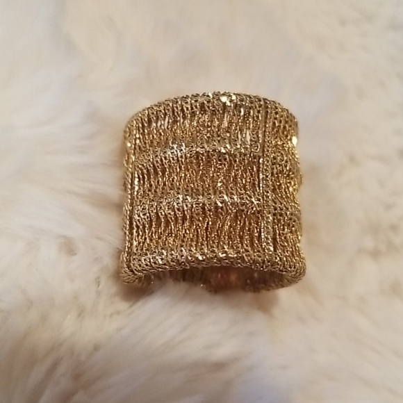 Diane von Furstenberg DVF Mesh Ring size 6 - Picture 4 of 6